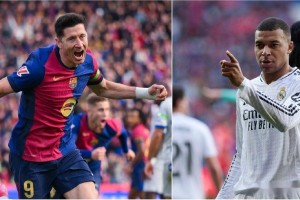 西甲金靴争夺战爆燃！姆皇超车成功，养伤的莱万还有机会翻盘吗