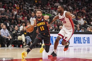 希罗30+7+7维金斯20+8 热火加时淘汰老鹰晋级季后赛