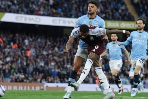 94分钟绝杀！曼城2-1维拉夺15连胜，红魔太子建功送死敌耻辱纪录