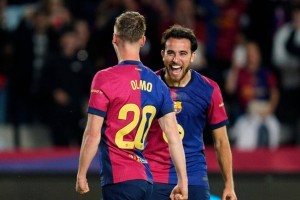 西甲最新积分榜：西班牙人险平，巴萨1-0险胜，皇马争冠形势危急