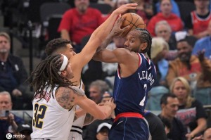 约基奇36+21伦纳德24分 戈登极限绝杀掘金2-2快船