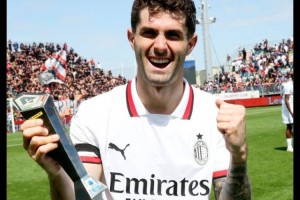 意甲官方：普利西奇当选威尼斯vs米兰一役全场最佳球员