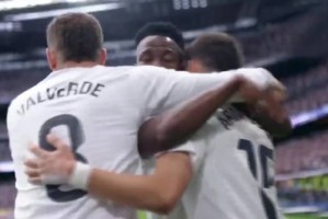 2-0！西甲第7被皇马打懵，6分钟2脚远射，居莱尔+姆巴佩技惊四座