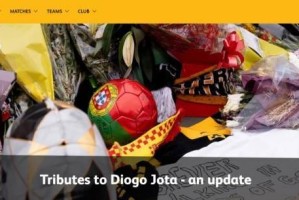 狼队官方：热身赛主场对塞尔塔以及对曼城的英超比赛将缅怀若塔