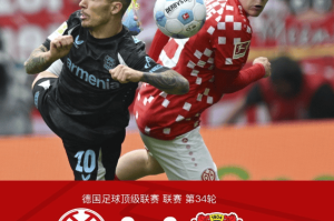 德甲收官战：美因茨四球被吹，2-2绝平勒沃库森，希克闪耀救主