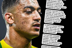 南特前锋拒绝在法甲反恐同日出场比赛，将被俱乐部处罚