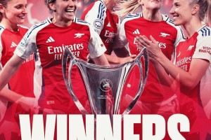 掀翻女足巴萨阿森纳女足时隔18年再夺欧冠，巴萨3连冠梦碎