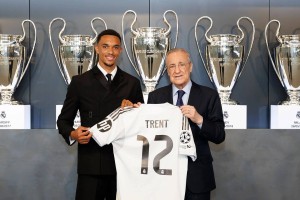 老佛爷欢迎阿诺德：你来自我们尊敬的利物浦 皇马有你的好友贝林