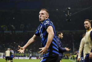 弗拉泰西：国米能和任何对手较量，欧冠半决赛进球后我险些晕倒